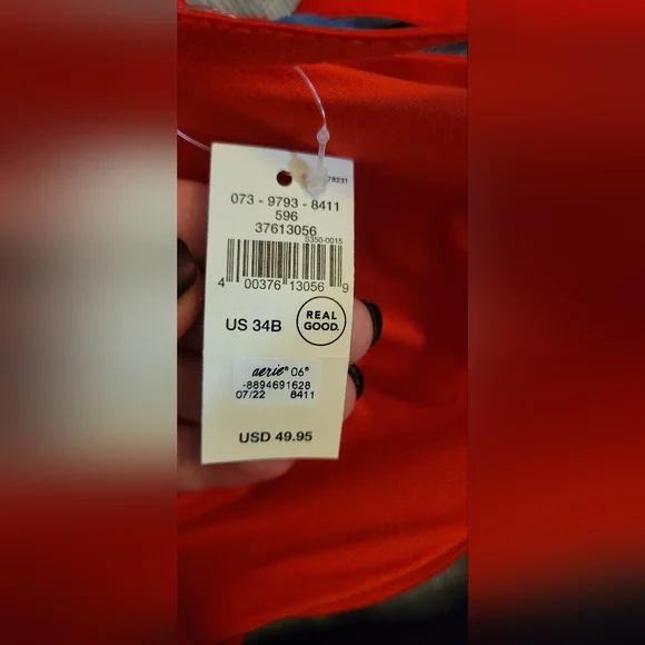 2pc AERIE Bras BUNDLE size 34B full coverage NWT - Picture 11 of 11